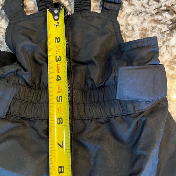 3T Cat & Jack Black Snow Bib Adjustable Winter Skiing Snowboarding Boys Girls H - Picture 2 of 9